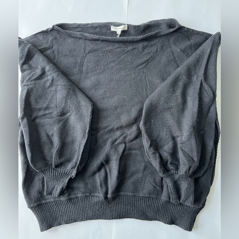 Miracle Black off the shoulder Sweater